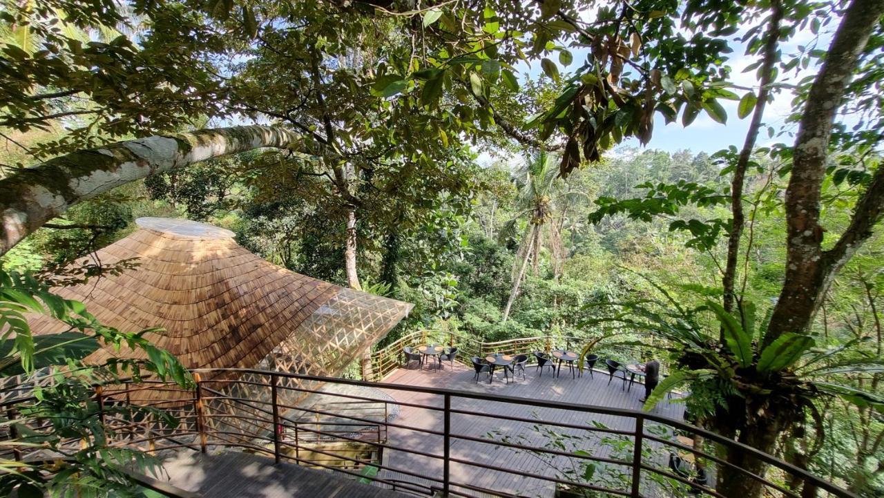 The Sebali Resort Ubud Eksteriør bilde The view of the restaurant