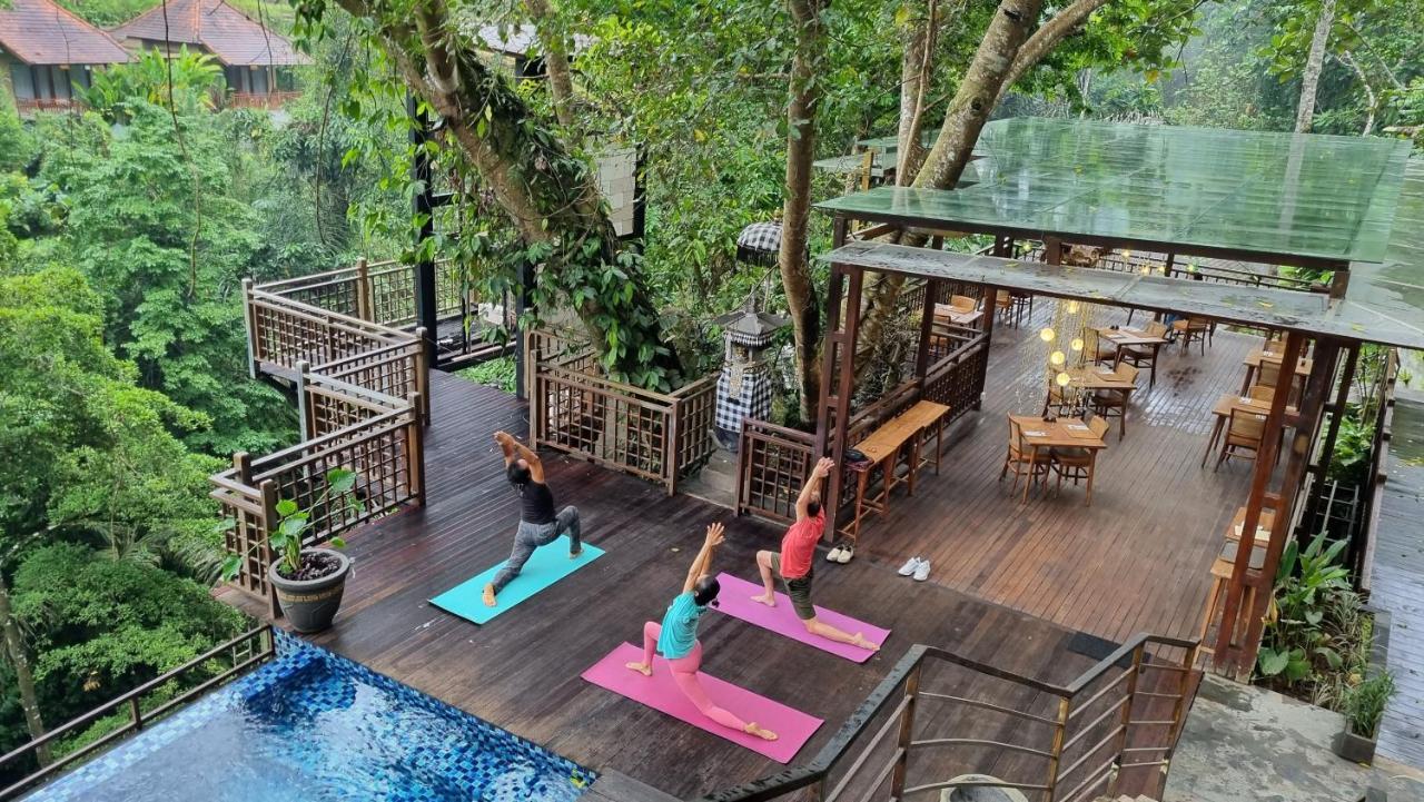 The Sebali Resort Ubud Eksteriør bilde The Yoga Deck