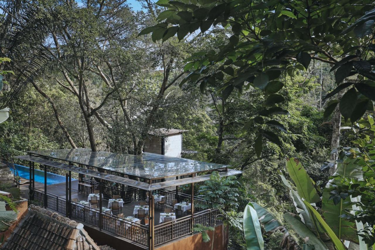 The Sebali Resort Ubud Eksteriør bilde The glass house at the top of the tower