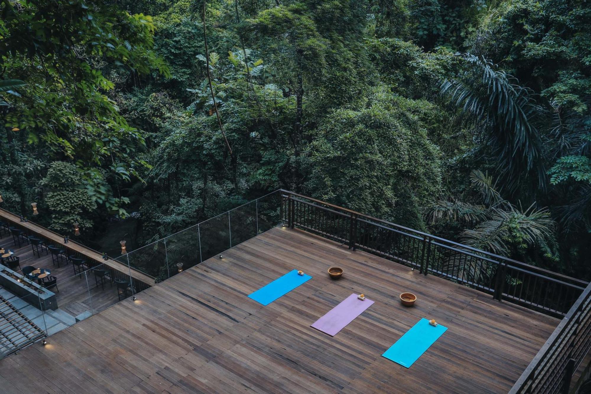 The Sebali Resort Ubud Eksteriør bilde The Yoga Deck