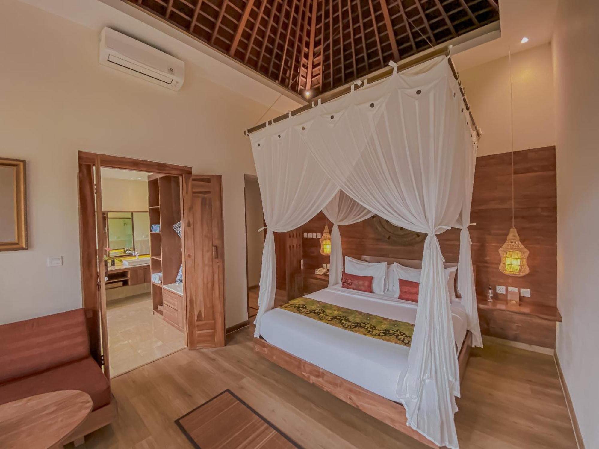 The Sebali Resort Ubud Eksteriør bilde A bedroom at the resort